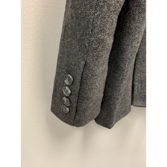 GUESS wool sports coat Mens‎ Large quilted bib Gray Lined Pockets - Picture 4 of 5